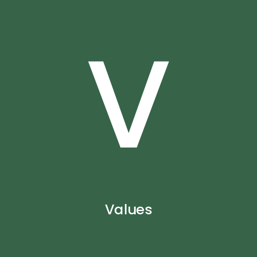 V — Values